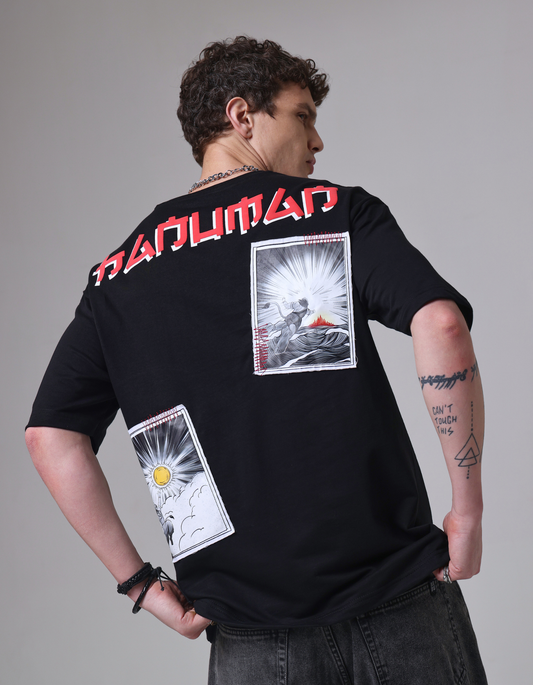 Hanuman Awakening - The Power Withing | Patchwork Embroidery Edition