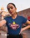 आत्मदीप: भव - Be your own light Sanskrit T-shirt for Women Damakdam